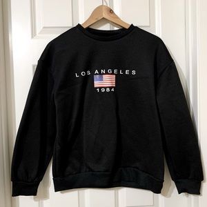 Los Angeles 1984 Black Sweater